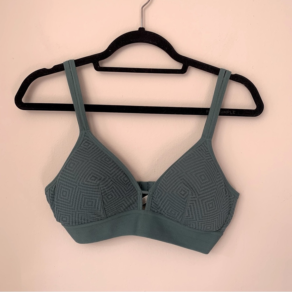 Lively Sage Green Bra, size L